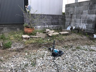 既設ブロック除去が大苦戦