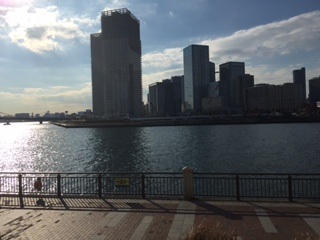 こんな都会で仕事をすることもあります